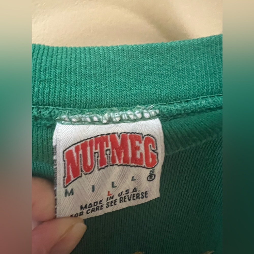 Philadelphia Eagles Vintage Nutmeg Green Crewneck Sweatshirt 1993 - Picture 4 of 10